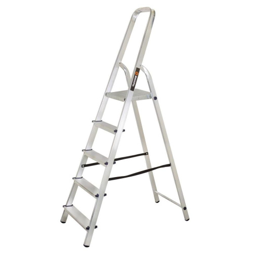 Стремянка алюминиевая СА 1х5 БИБЕР 98005, тов-071389 купить за 4 266 руб. в Новосибирске