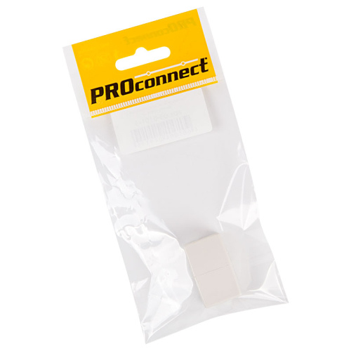 Переходник сетевой LAN PROconnect, гнездо 8Р8С (Rj-45) - гнездо 8Р8С (Rj-45), пакет БОПП купить за 127 руб. в Новосибирске