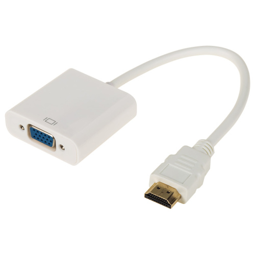 Переходник штекер HDMI - гнездо VGA, провод + шнур стерео 3,5 мм с питанием  REXANT купить за 0 руб. в Новосибирске