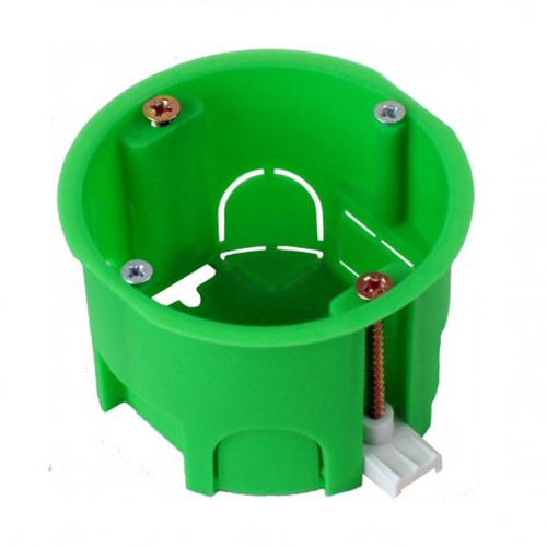 Коробка установочная КУ-1201-01-И с/у д/полых стен гипсокартона d=68мм h=45мм, тов-056684 купить за 32 руб. в Новосибирске