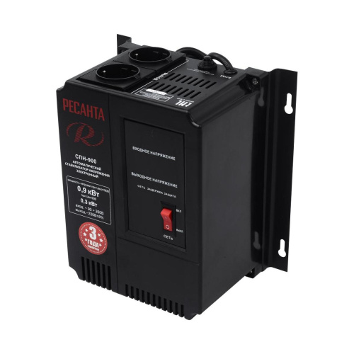 Стабилизатор СПН-900 Ресанта, 90-260В, 63/6/23 купить за 4 890 руб. в Новосибирске