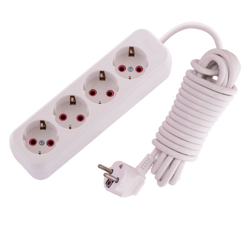 720-0405-401 LILA Удлинитель с/з 4 вх. 5 м. (3500Вт) купить за 1 026 руб. в Новосибирске