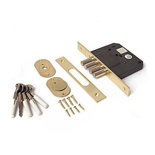 Замок врезной 99-K-G, крестообразный ключ, 4 ригеля, золото, тов-043703 купить за 1 933 руб. в Новосибирске