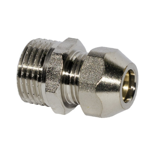 Ниппель с обжимной цангой 1/2" x 3/8" В-Н на 10 мм, тов-112308 купить за 0 руб. в Новосибирске