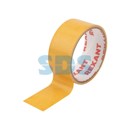 Двухсторонний скотч REXANT, полипропиленовая основа, 38 мм, ролик 5 м купить за 136 руб. в Новосибирске
