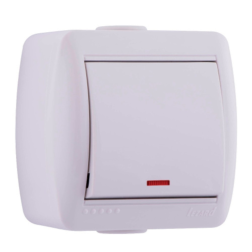 710-0200-111 NATA Выключатель с подсветкой белый купить за 312 руб. в Новосибирске