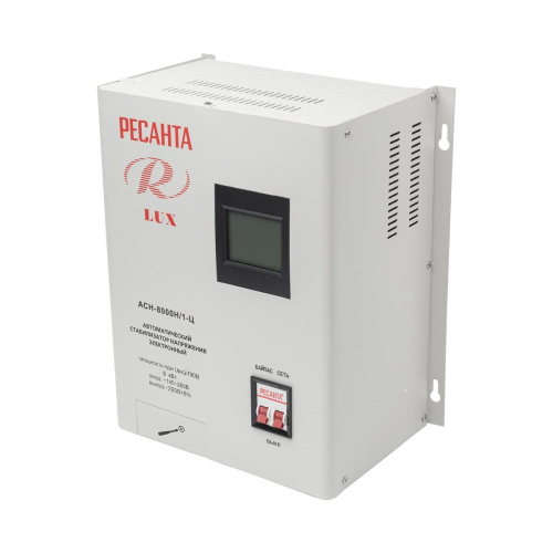 Стабилизатор LUX РЕСАНТА АСН-8000 Н/1-Ц, 63/6/17 купить за 15 390 руб. в Новосибирске