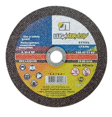 Круг отрезной по металлу 150х2,5х22 30А БУ80 Луга 73/1/3/15 купить за 0 руб. в Новосибирске