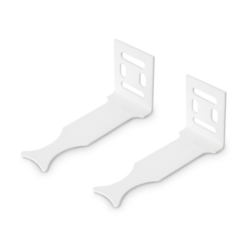 Кронштейн для радиатора угловой универсальный белый (уп.2шт), тов-060039 купить за 113 руб. в Новосибирске