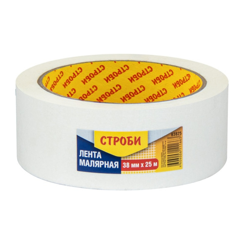 Лента малярная Строби, 38 мм х 25 м, тов-219684 купить за 144 руб. в Новосибирске