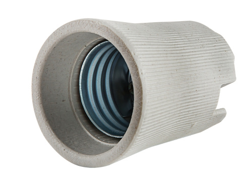 Патрон Е27 Д-002 керамический подвесной IN HOME купить за 22 руб. в Новосибирске