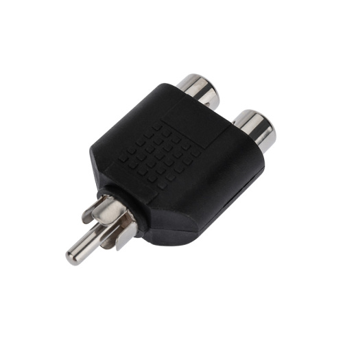 ПЕРЕХОДНИК  1x штекер RCA <--> 2x гнездо RCA  REXANT купить за 0 руб. в Новосибирске