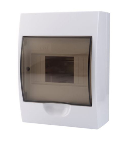 730-2000-006 Бокс с прозрачной крышкой ЩРН-П-6 для нар/уст.6-х модульных устр. купить за 486 руб. в Новосибирске