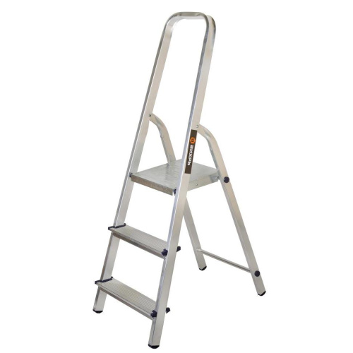 Стремянка алюминиевая СА 1х3 Вихрь, 73/5/1/1, БИБЕР 98003, тов-071387 купить за 2&nbsp;998 руб. в Новосибирске