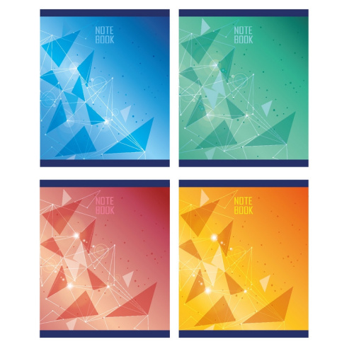 Тетрадь общая А5,48л,кл,скоб,блок-офсет-2 Attache Galaxy син/зел/жел/красс, 969507 купить за 0 руб. в Новосибирске