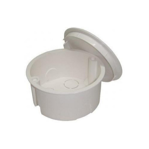 Коробка распр. скр.пр. Greenel  D80 х h40 с крыш. (кирпич) GE41004, 77292 купить за 43 руб. в Новосибирске