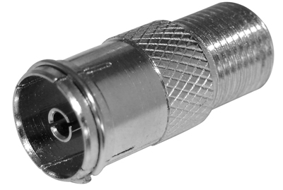 ПЕРЕХОД  гнездо F - гнездо TV с кольцом  (03-084-B)  PROCONNECT купить за 48 руб. в Новосибирске