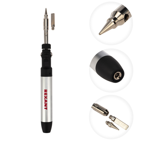 Паяльник газовый портативный 15мл REXANT купить за 2&nbsp;161 руб. в Новосибирске