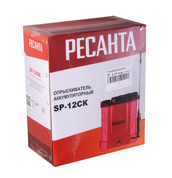 Опрыскиватель аккумуляторный SP-12СК Ресанта, 70/13/40 купить за 3 790 руб. в Новосибирске