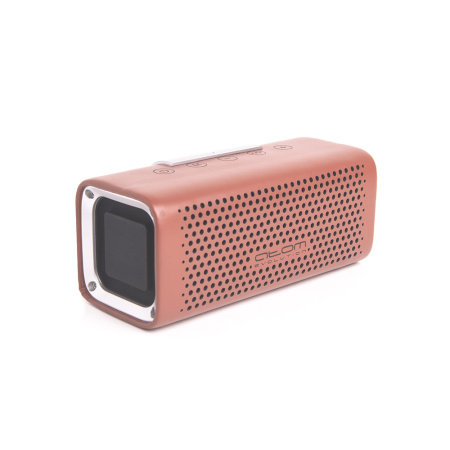 Колонка Атом BS-07, 2*6Вт, 4000мАч, hands free, сопряжение, иск. кожа, 14011 купить за 0 руб. в Новосибирске