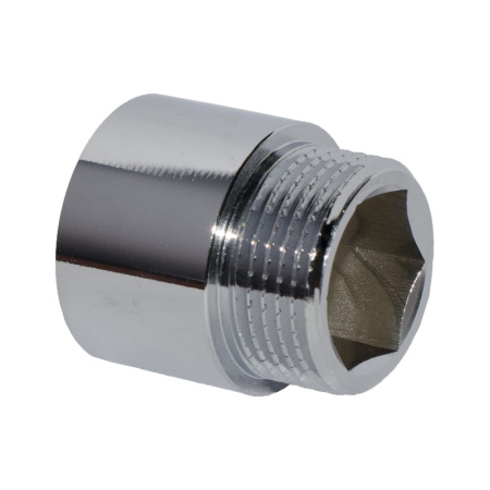 Удлинитель 1/2"x15 мм, хром, тов-102680 купить за 199 руб. в Новосибирске