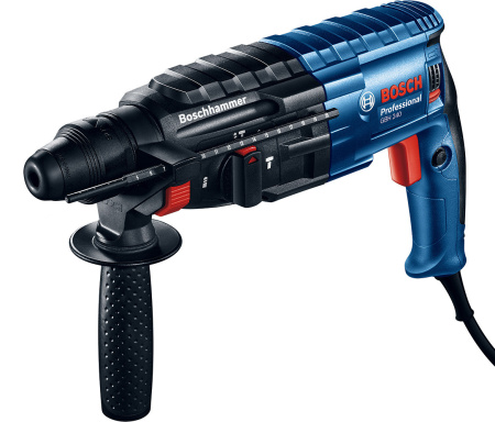 Перфоратор Bosch GBH 240 SDS-Plus, 790 Вт, 2.7 Дж, 930 об/мин, 4200 уд/мин, кейс, 2.8 кг, 1257998 купить за 0 руб. в Новосибирске