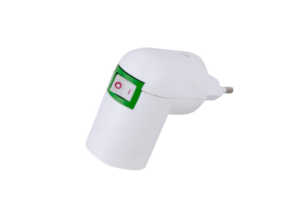 Переходник цокольный AC 220V-E27 с выключателем REXANT купить за 207 руб. в Новосибирске