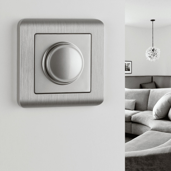 Рамка Stream на 1 пост (серебряный) / WL12-Frame-01-silver / W0012106, WERKEL купить за 278 руб. в Новосибирске