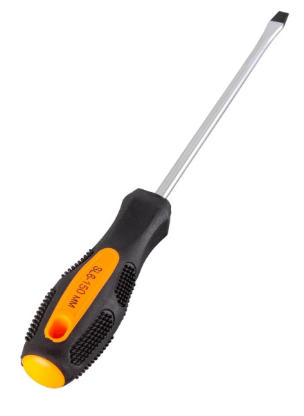 Отвёртка шлицевая "ВИХРЬ" SL6, 150 мм 73/6/2/10 купить за 127 руб. в Новосибирске