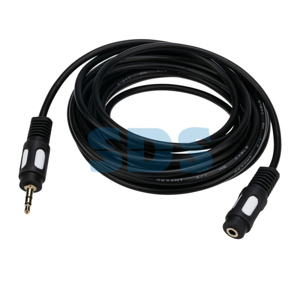 Шнур 3.5 Stereo Plug - 3.5 Stereo Jack  3М (GOLD)  REXANT купить за 314 руб. в Новосибирске