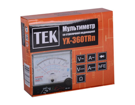 Мультиметр  YX-360 TRn,  61/10/220 (стрелочный) купить за 1&nbsp;213 руб. в Новосибирске