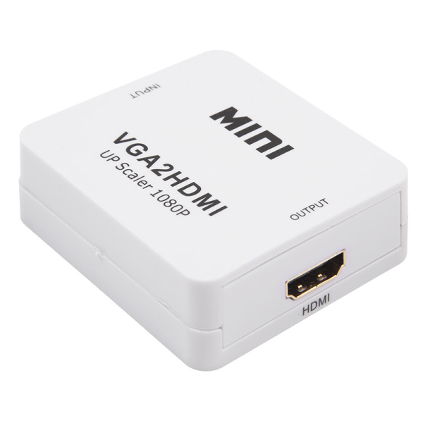 Конвертер VGA + 3.5 mm Аудио на HDMI пластики (вход VGA, выход HDMI) купить за 0 руб. в Новосибирске