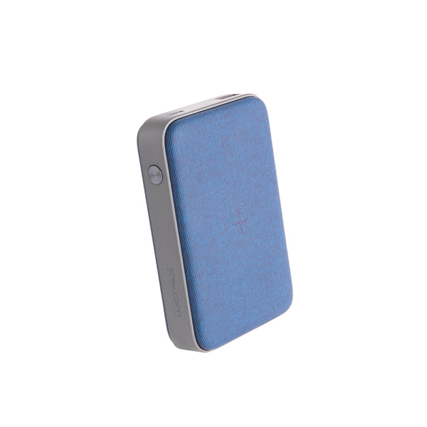 Внешний аккумулятор [ATOM TX10W-V2], 18Вт, 10000мАч, беспр.зар., USB-A, Type-C in/out, QC3.0, PD3.0, экран, текстиль купить за 0 руб. в Новосибирске