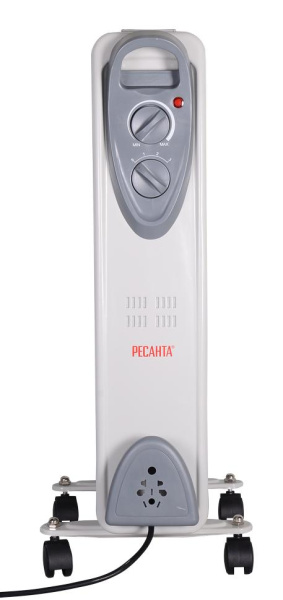 Масляный радиатор ОМ-9А (2 кВт) Ресанта, 67/3/16 купить за 0 руб. в Новосибирске