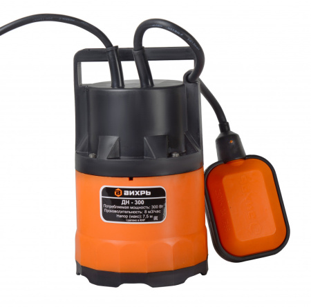 Дренажный насос ДН-300 Вихрь, 68/2/6 купить за 2 890 руб. в Новосибирске