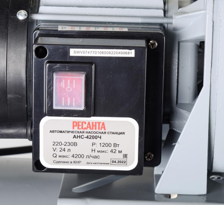 Насосная станция АНС-4200Ч Ресанта, 77/1/6 купить за 16&nbsp;878 руб. в Новосибирске