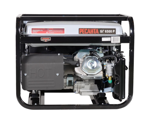 Генератор бензиновый БГ 6500 Р Ресанта, 64/1/45 купить за 41 029 руб. в Новосибирске