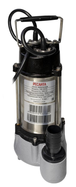 Фекальный насос НФ-9000 Ресанта, 77/5/1 купить за 7 790 руб. в Новосибирске