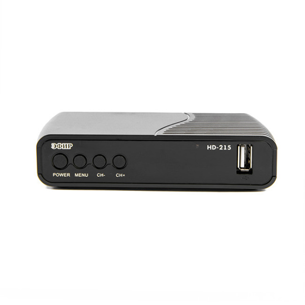 Ресивер эфирный (приставка ТВ) DVB-T2 HD HD-215, пластик, дисплей, DOLBY, GX3235S, кабельное ТВ DVB-C, Эфир купить за 0 руб. в Новосибирске