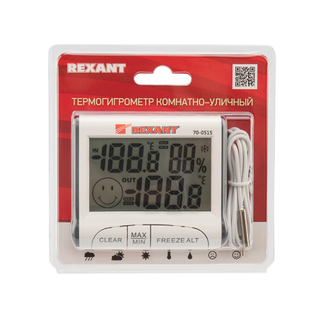 Термогигрометр комнатно-уличный REXANT купить за 1&nbsp;044 руб. в Новосибирске