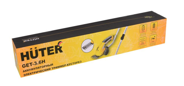 Аккумуляторный электрический триммер-кусторез Huter GET-3,6H, 70/1/29 купить за 3&nbsp;473 руб. в Новосибирске