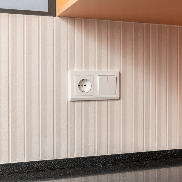 Выключатель 2-клавишный (белый) / WL01-SW-2G / W1120001, WERKEL купить за 596 руб. в Новосибирске