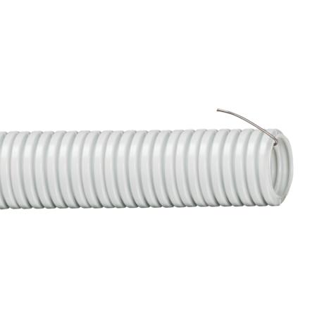 Труба  ПВХ  d16 гибкая лёгкая с протяжкой ( 10 м) (цена за бухту), снят с продажи купить за 0 руб. в Новосибирске