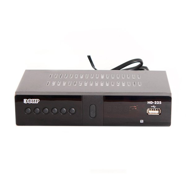 Ресивер эфирный (приставка ТВ) DVB-T2 HD HD-225, металл, дисплей, DOLBY, GX3235S, кабельное ТВ DVB-C, Эфир купить за 0 руб. в Новосибирске
