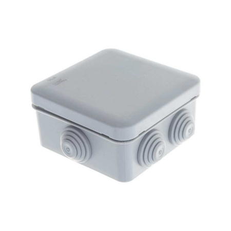 Коробка распр. откр.пр. PLEXUP 41255-R IP55 (100х100х50) 6 вводов, 736607 купить за 153 руб. в Новосибирске
