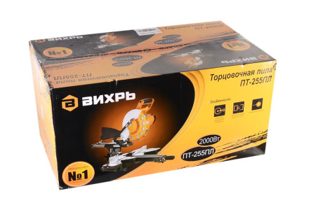 Торцовочная пила ПТ-255ПЛ Вихрь, 72/18/3 купить за 19 590 руб. в Новосибирске