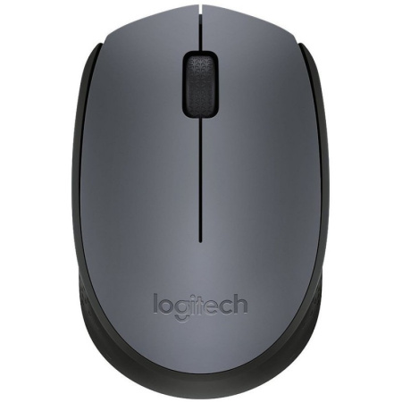 Мышь беспроводная Logitech M170 серый [910-004642], 1000 dpi, светодиодный, USB, кнопки - 3 купить за 0 руб. в Новосибирске
