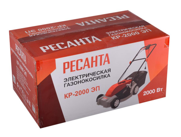 Газонокосилка электрическая КР-2000 ЭП Ресанта, шт, 70/4/16 купить за 0 руб. в Новосибирске