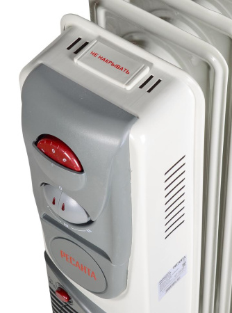 Масляный обогреватель ОМ-9НВ Ресанта, 67/3/11, с вентилятором купить за 5&nbsp;190 руб. в Новосибирске