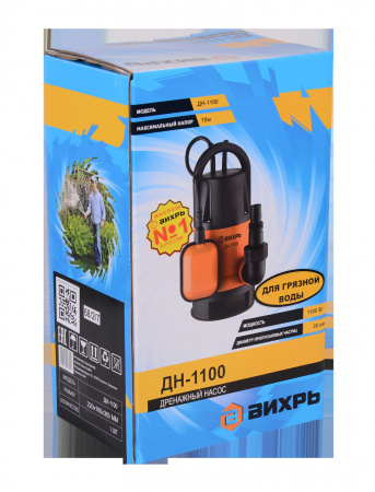 Дренажный насос ДН-1100 Вихрь, 68/2/7 купить за 4&nbsp;390 руб. в Новосибирске